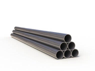 Beyaz bir arka plan üzerinde Metalurji malzeme