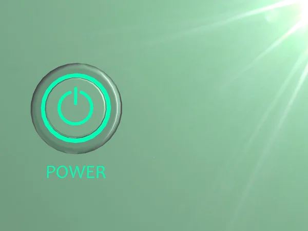 Power-knappen — Stockfoto