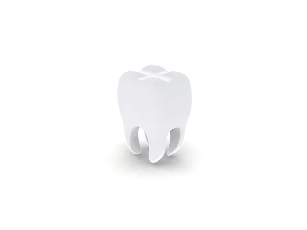 Os dentes 3d render — Fotografia de Stock