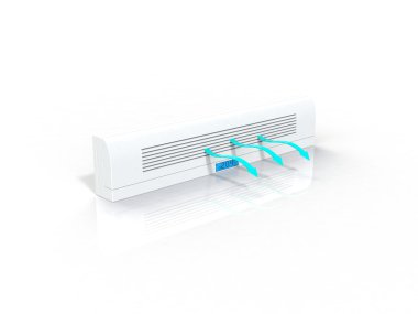 kliması 3d render resim