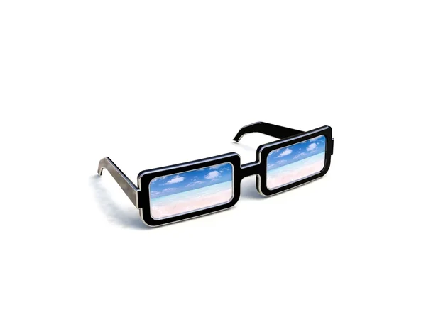 3D-zonnebril — Stockfoto