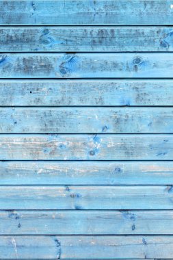 Doğal desenli eski mavi ahşap doku.