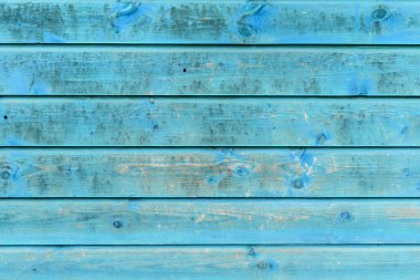 Doğal desenli eski mavi ahşap doku.