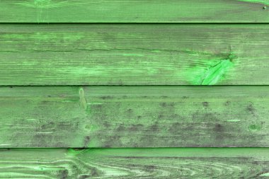 Doğal desenli eski yeşil ahşap doku.