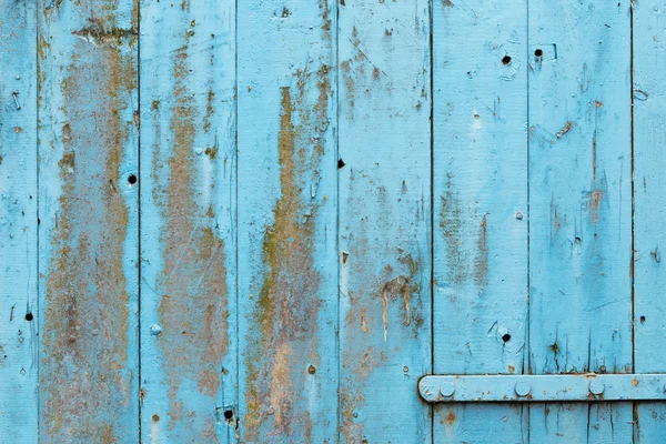 Velha Textura Madeira Azul Com Padrões Naturais — Fotografia de Stock