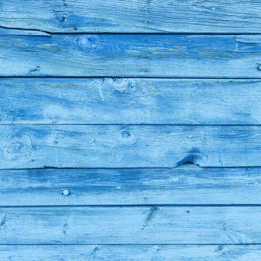 Doğal desenli eski mavi ahşap doku.