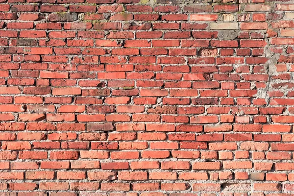 Background of red brick wall pattern texture. — Stock Photo, Image