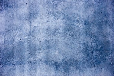 Grunge mavi beton duvar arkaplanı veya dokusu