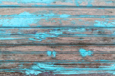 Doğal desenli eski mavi ahşap doku.