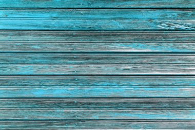 Doğal desenli eski mavi ahşap doku.