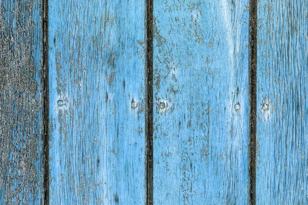 La vieja textura de madera azul con patrones naturales — Foto de Stock