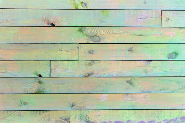 Colorful painted wood wall - texture or background — Stock Photo, Image