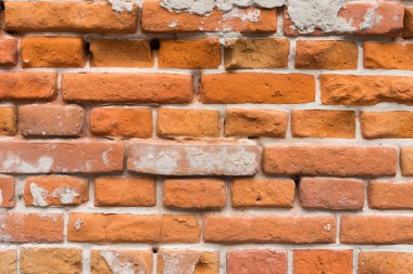 Eski tuğla duvar deseninin arkaplanı.
