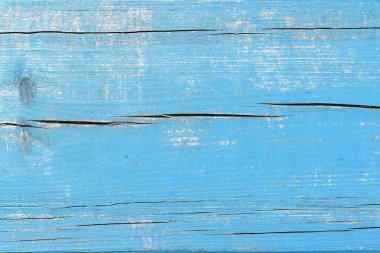 Doğal desenli eski mavi ahşap doku.