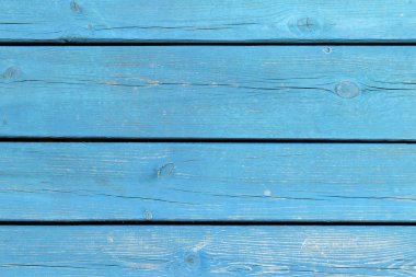 Doğal desenli eski mavi ahşap doku.