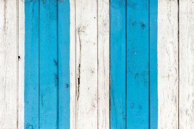 Eski boyanmış ahşap duvar - doku veya arkaplan