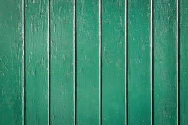 Doğal desenli eski yeşil ahşap doku.