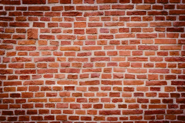 Background of old brick wall pattern texture. — Stock Photo, Image