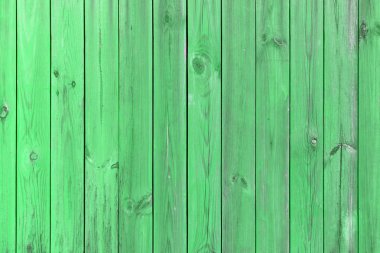 Doğal desenli eski yeşil ahşap doku.