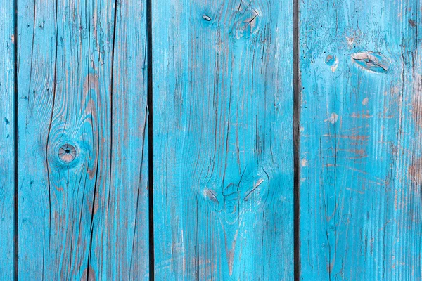 La texture de vieux bois bleu avec des motifs naturels — Photo