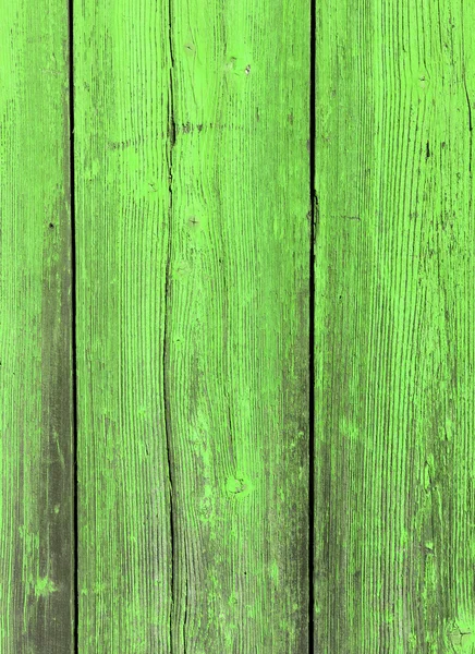 Doğal desenli eski yeşil ahşap doku.