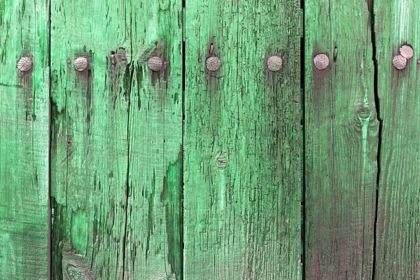 La vecchia texture di legno verde con motivi naturali — Foto Stock