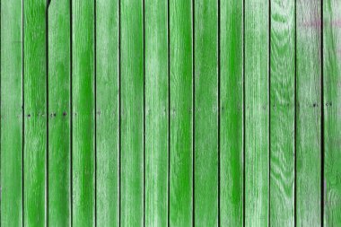 Doğal desenli eski yeşil ahşap doku.