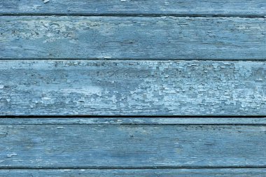 Doğal desenli eski mavi bir tahta..
