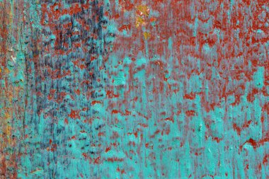 Renkli boyanmış ahşap duvar - doku veya arkaplan.