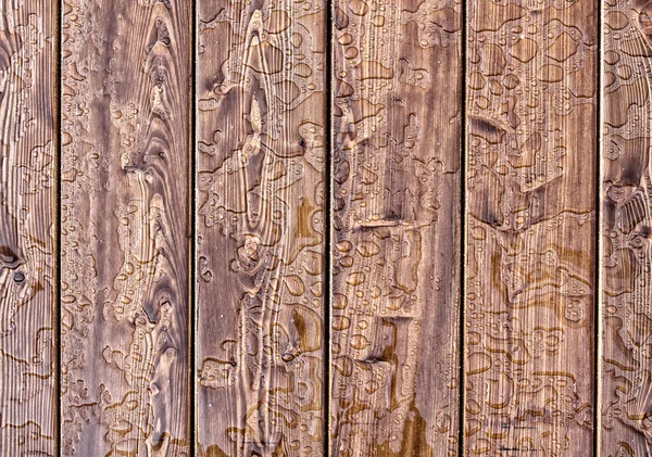 Abstract raindrops pattern on wooden board. Background. — Stock Photo, Image