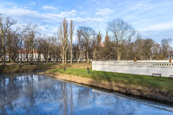 Jardins du Palais Branicki à Bialystok, Pologne . — Photo