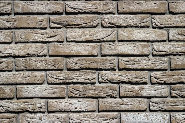 Background of grey brick wall pattern texture. — Stock Photo, Image