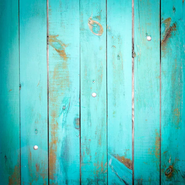 Pared de madera pintada antigua - textura o fondo — Foto de Stock