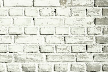 Eski beyaz tuğla bir duvarın arka plan dokusu 