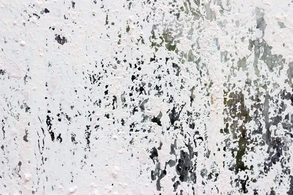 Superficie corroída con fondo de pintura blanca astillada —  Fotos de Stock