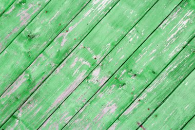 Eski boyanmış ahşap duvar - doku veya arkaplan