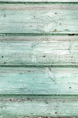 Eski boyanmış ahşap duvar - doku veya arkaplan