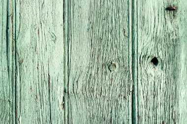 Eski boyanmış ahşap duvar - doku veya arkaplan