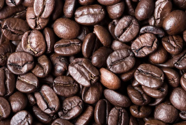 Coffee beans. Macro close up for background and texture — Stock Photo, Image