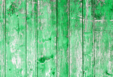 Eski boyanmış ahşap duvar - doku veya arkaplan