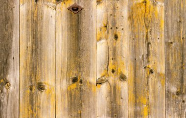 Eski boyanmış ahşap duvar - doku veya arkaplan