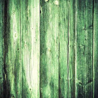 Eski boyanmış ahşap duvar - doku veya arkaplan