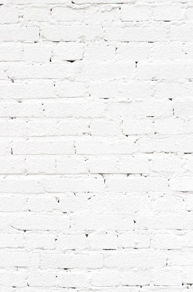 Baggrund tekstur af en gammel hvid mursten væg - Stock-foto