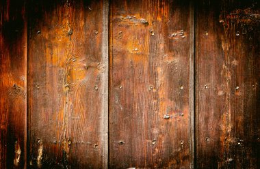 Eski boyanmış ahşap duvar - doku veya arkaplan