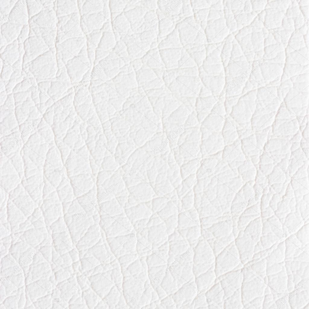 Synthetic white leather texture or background
