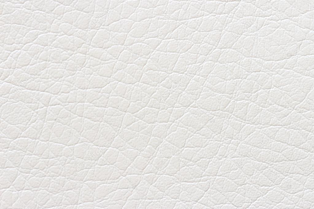 Synthetic white leather texture or background