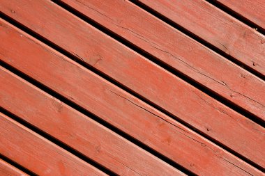 Eski boyanmış ahşap duvar - doku veya arkaplan