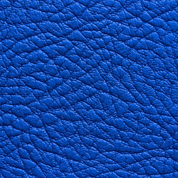 Blue leather texture or background — Stock Photo, Image