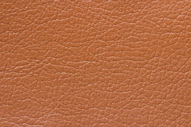 Synthetic brown leather texture or background clipart
