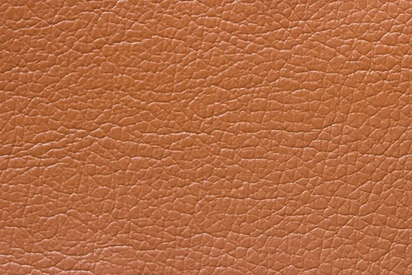 Synthetic brown leather texture or background — Stock Photo, Image